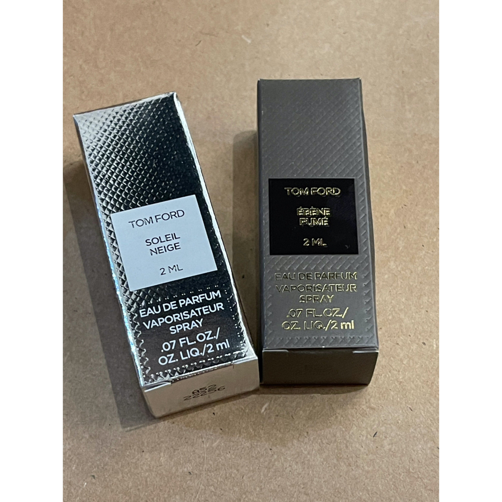 壹手』TOM FORD 正裝中文標2ml針管神秘聖木ÉBÈNE FUMÉ 冬日光芒SOLEIL NEIGE | 蝦皮購物