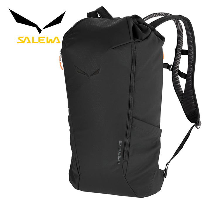 【SALEWA 義大利】FIREPAD 25 多功能運動背包 黑色｜城市背包 通勤背包 電腦背包