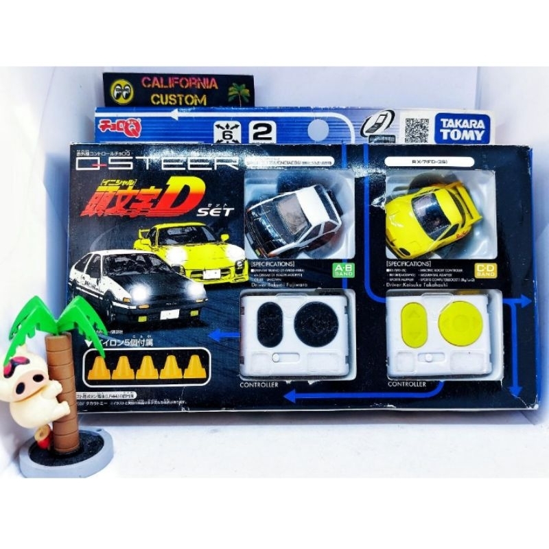 絕版 Tomica tomy Choro-Q Steer Initial D 頭文字D 遙控車