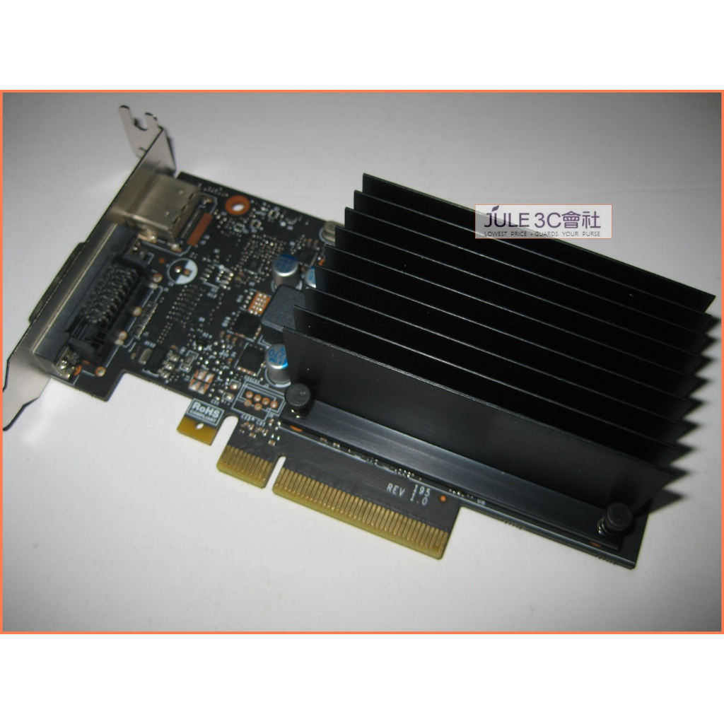 JULE 3C會社-艾維克EVGA GT1030 02G-P4-6232-KR/2GB/短檔板/短卡/PCIE 顯示卡