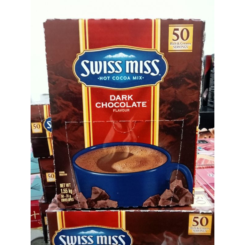 【現貨】好市多 Swiss Miss 香醇巧克力可可粉~50包入【1單限2盒】