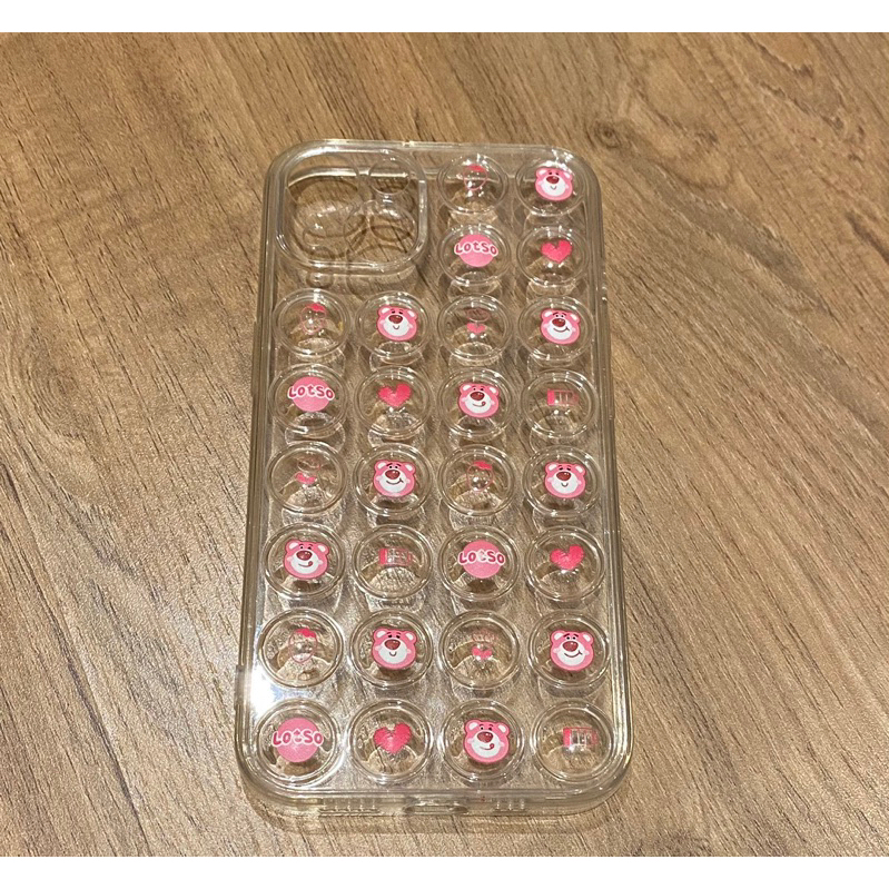 iPhone 13手機殼便宜賣 氣泡草莓熊