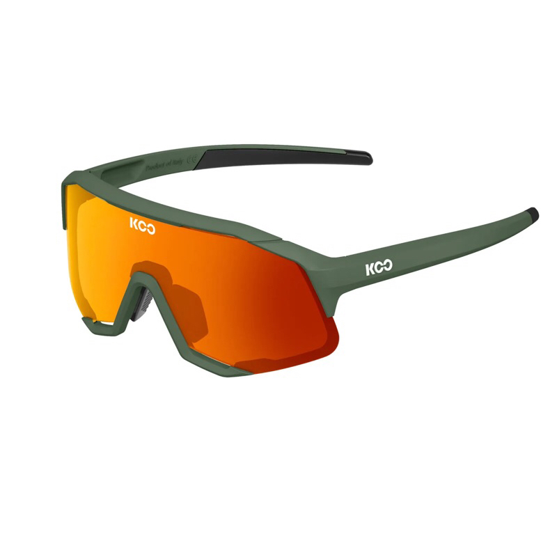 公司貨 KOO DEMOS 消光綠框太陽眼鏡 (Green Matt / Orange）德國蔡司鏡片