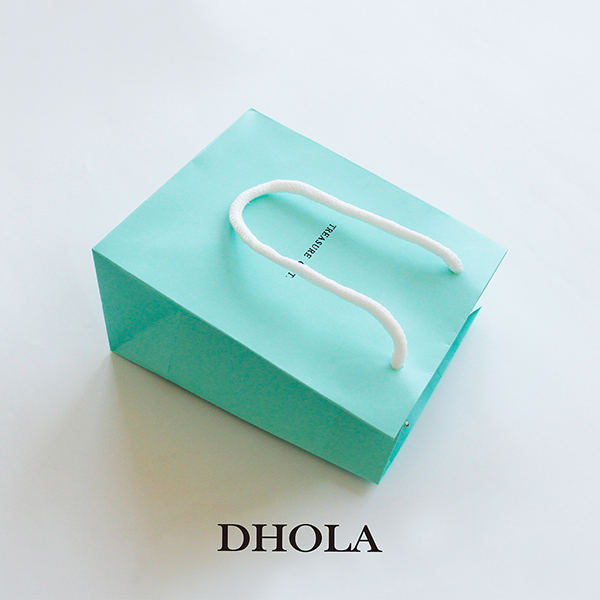 DHOLA｜【珍藏紙袋(大)-綠色】絨布袋 送禮包裝 手作 手工藝 飾品 配件 朵拉手藝材料店