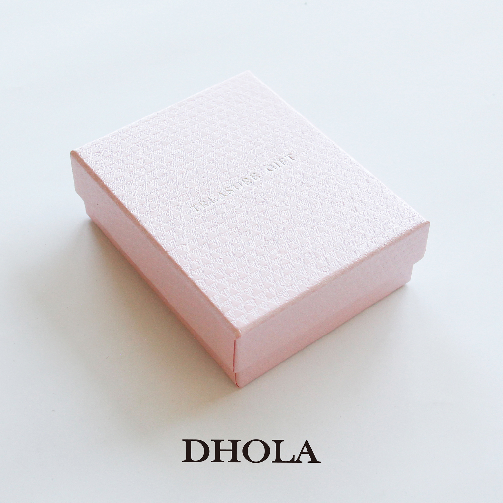 DHOLA｜【珍藏長方盒-粉】絨布袋 送禮包裝 手作 手工藝 飾品 配件 朵拉手藝材料店