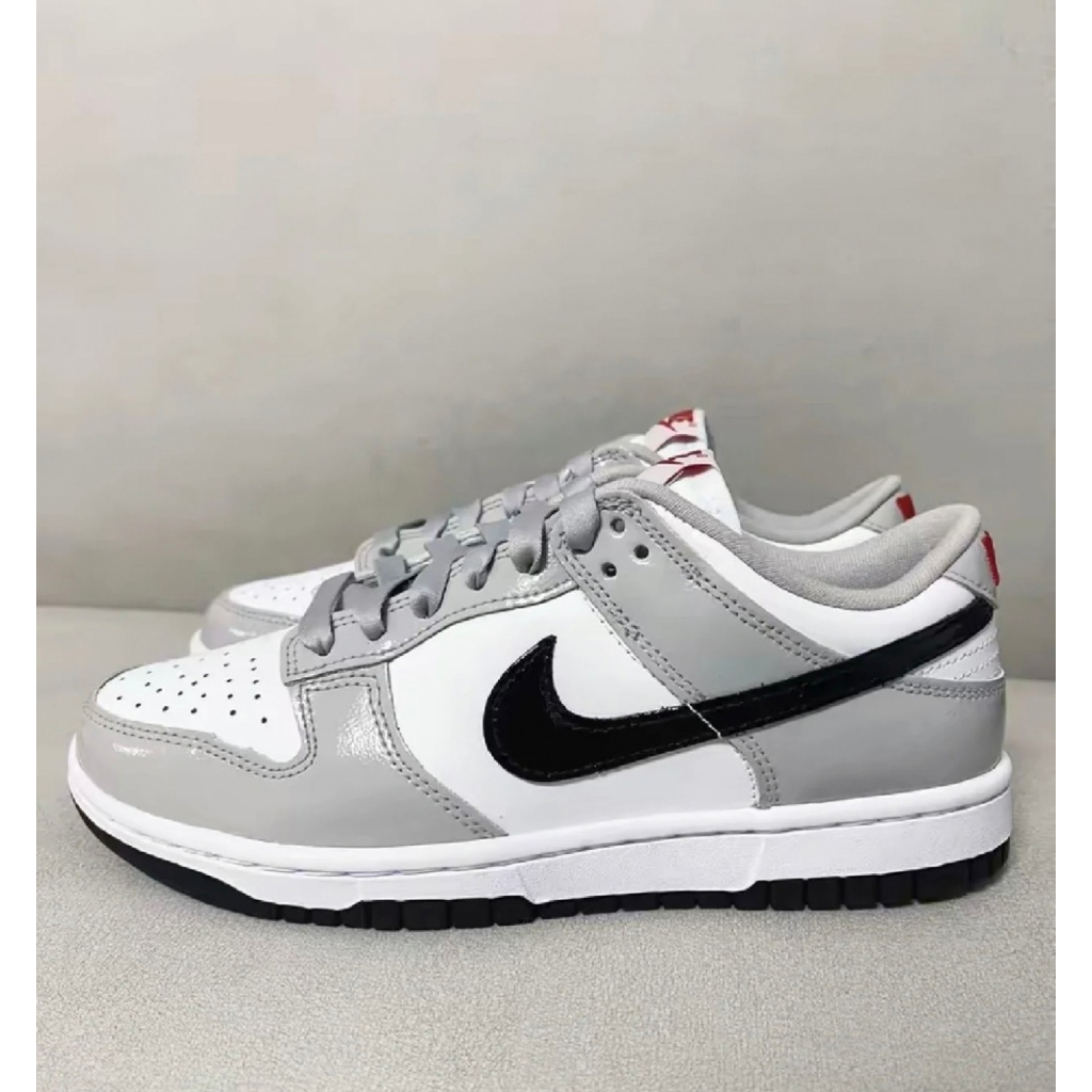 S.G Nike Dunk Low IRON ORE DQ7576-001 灰黑白 礦石灰 漆皮 煙灰漆皮 女鞋