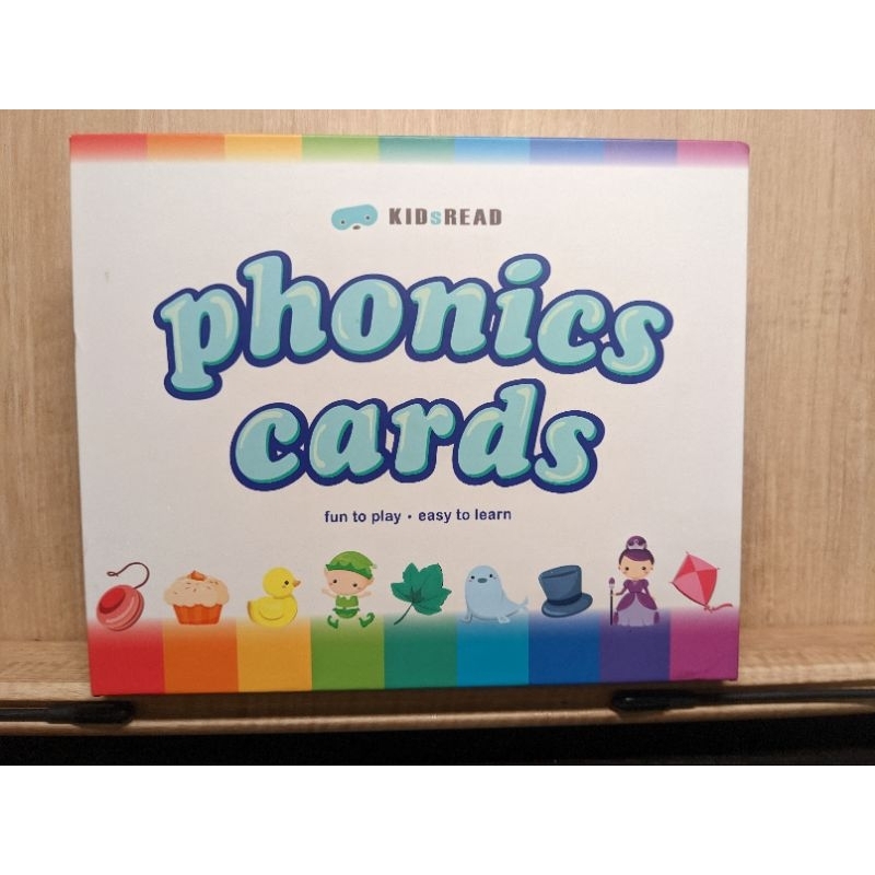 Kidsread-自然發音遊戲字卡 Phonics Cards
