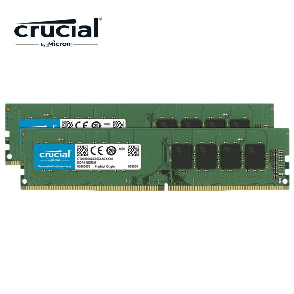 Micron美光 Crucial DDR4 3200 16G(8Gx2)雙通道記憶體(原生)CT2K8G4DFRA32A