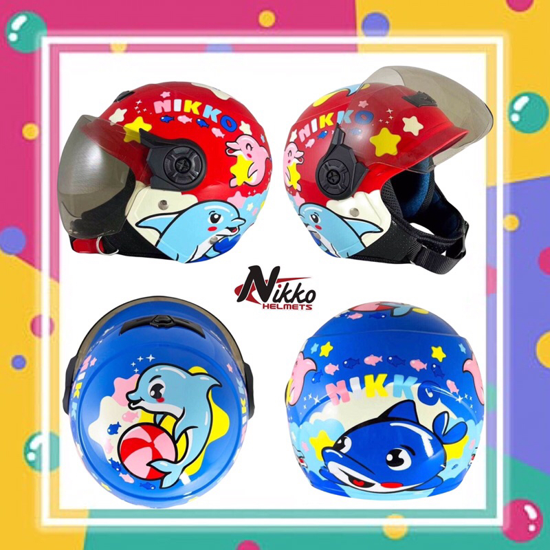 【丹格】Nikko 兒童安全帽 N-506 海豚Holiday樂園