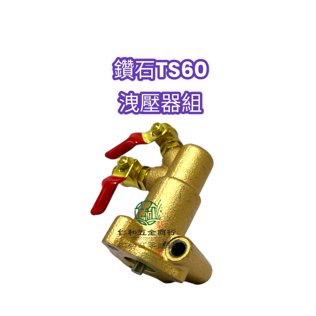 《仁和五金/農業資材》電子發票 鑽石牌 TS60AGN 自動迴水 洩壓器組 半總成 高壓機 噴霧機 定置式噴霧機