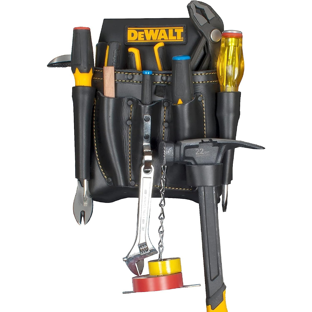 🔆含稅🔆 Dewalt 得偉 重型皮革 工具包 工具袋 工具腰包 電工包