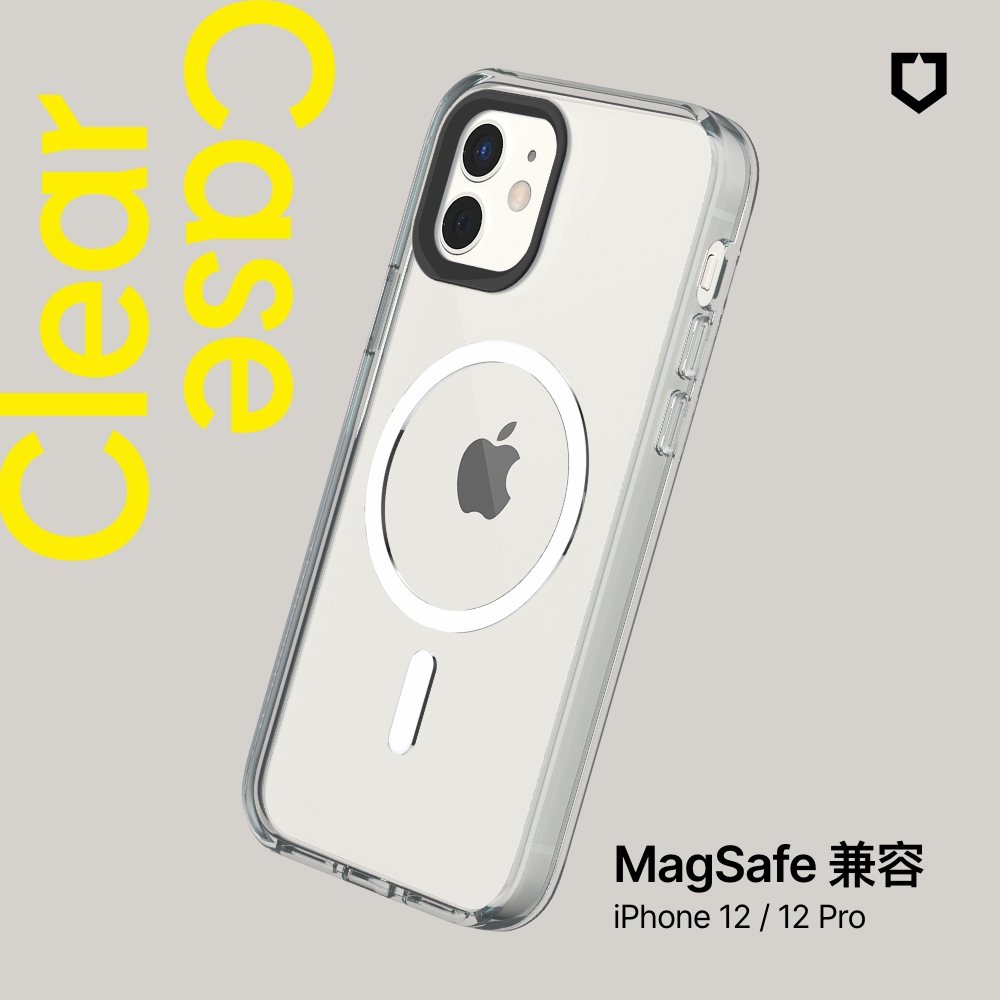 犀牛盾 適用iPhone 12/Pro/Pro Max Clear(MagSafe兼容)透明防摔手機殼(終生黃化保固)