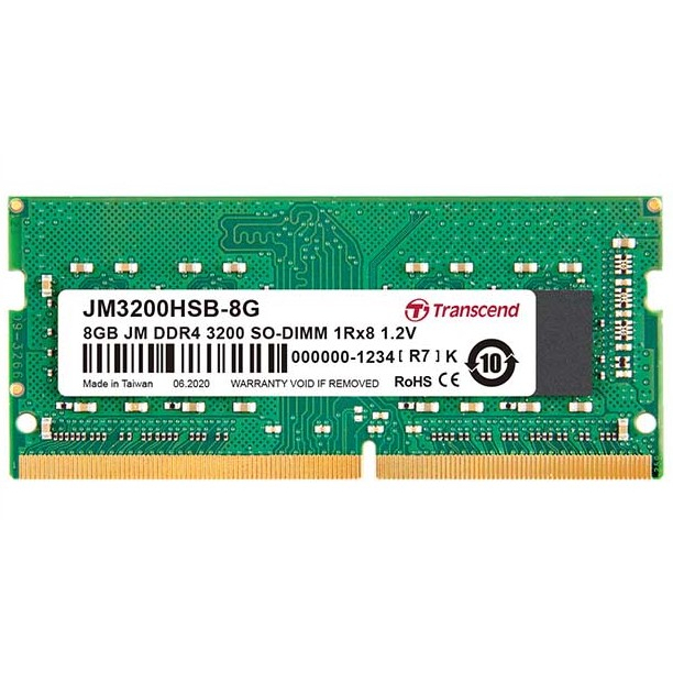 Transcend 創見 8GB JetRam DDR4 3200 筆記型記憶體(JM3200HSB-8G)