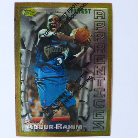 ~ Shareef Abdur-Rahim ~RC/NBA球星/羅因.阿布杜-拉辛 1996年Finest.新人金屬卡