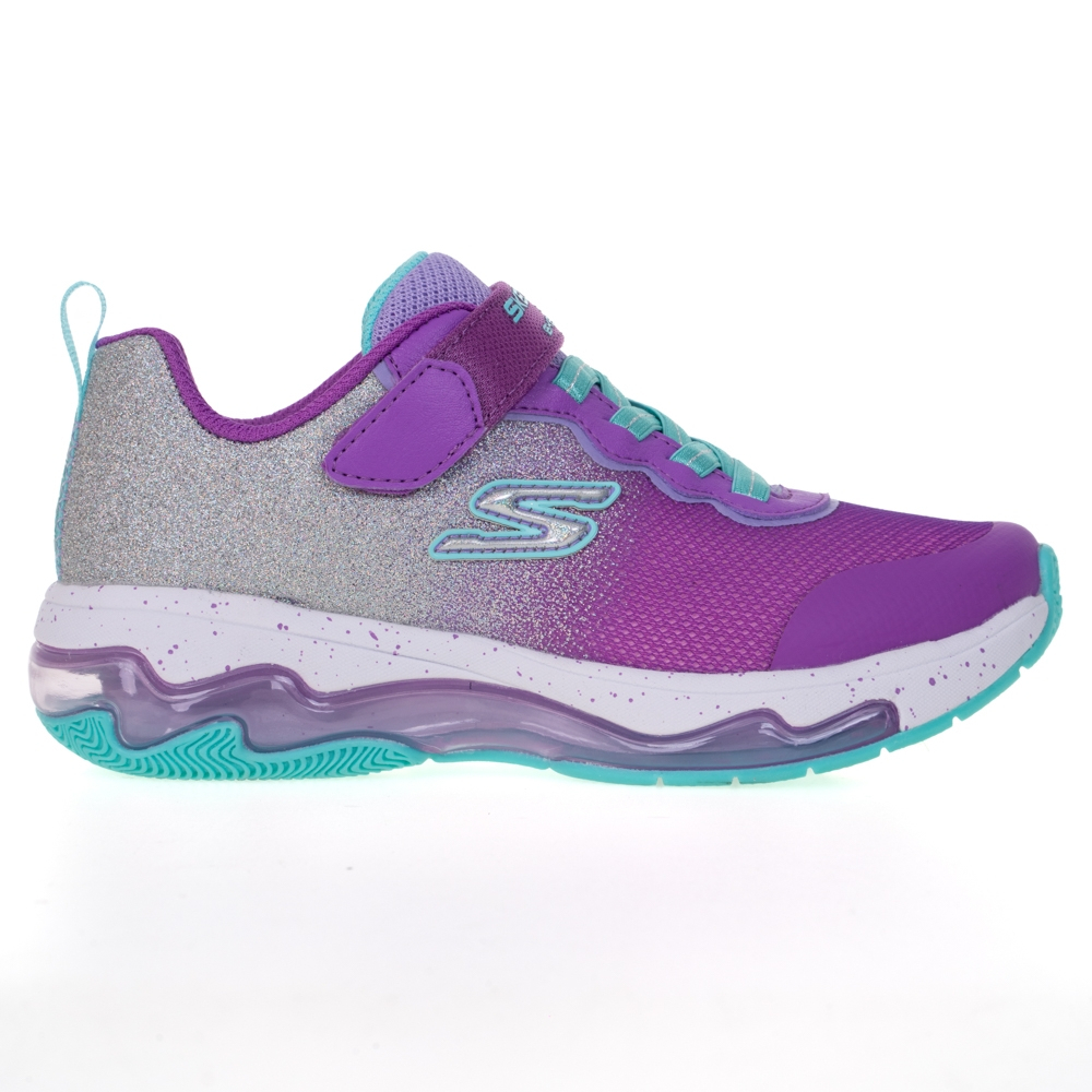 SKECHERS 休閒鞋 運動鞋 SKECH-AIR FUSION 中童 童鞋 302383LPRAQ 灰紫藍