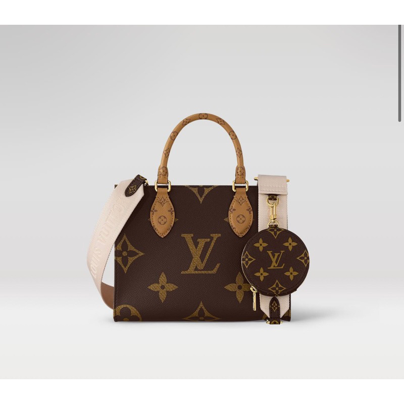 lv on the go 老花新款