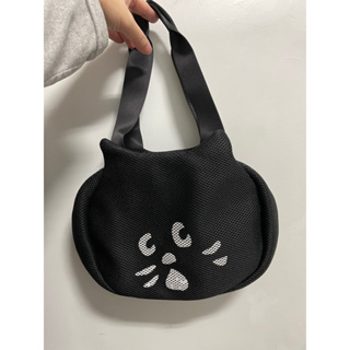 日系風格 黑貓 NUA- 肩背手提二用包