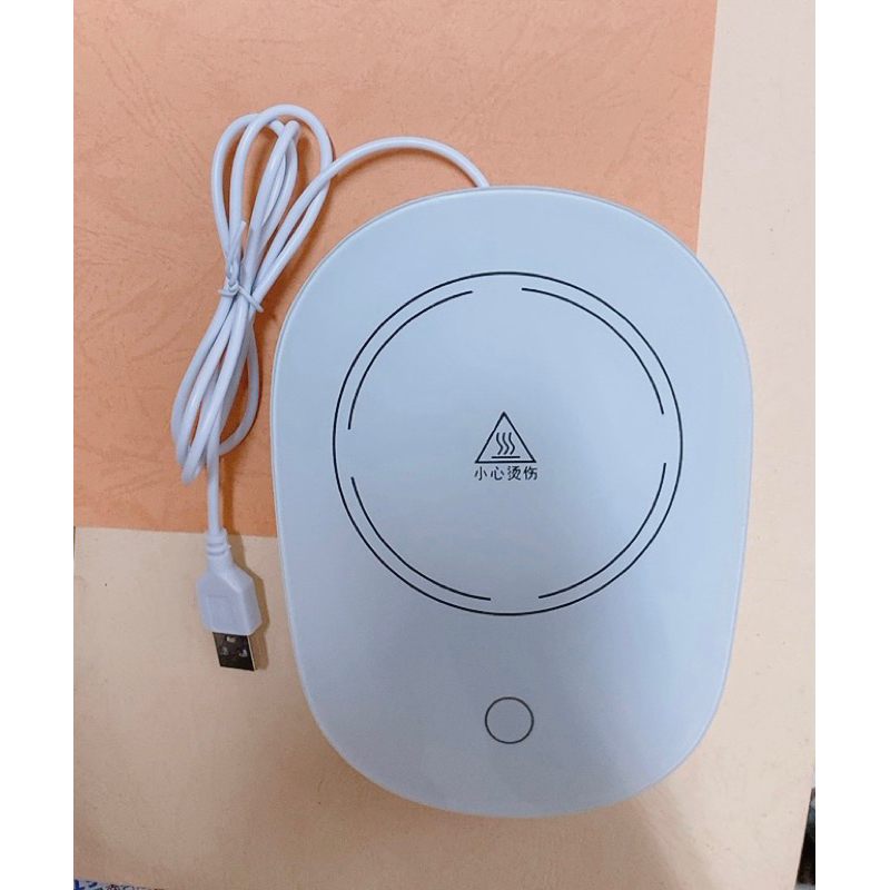［二手］USB重力感應恆溫加熱保溫杯墊（白）冬季好幫手