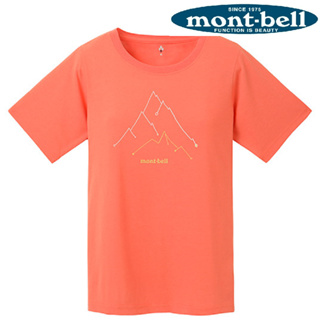 mont-bell 日本 女 Wickron T PEAK 頂峰短袖排汗T恤 [北方狼] 1114535