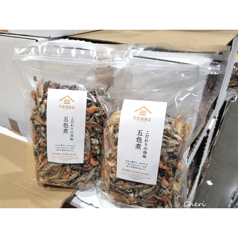 (優惠至5/5) BLANC_COSTCO 好市多 日本 久世福商店 極品珍味五色小魚乾 300公克/袋