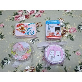 全新 現貨😉誠品購入💖可愛 碎花 鄉村風 泰迪熊 北極熊 小鐵盒 小圓鐵盒 藥盒 收納盒 禮物盒