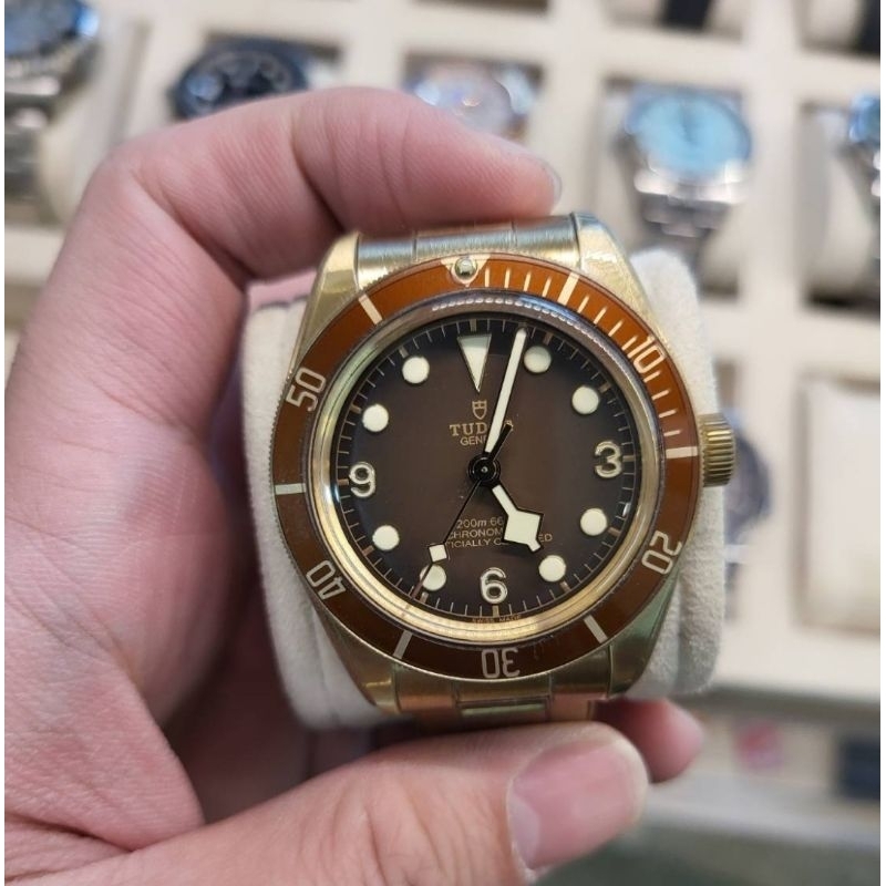 TUDOR 帝舵 79012 青銅 T-fit快速調節系統 Black Bay 專賣店限定發售款 79012M