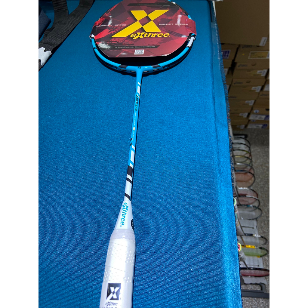【初中羽球】EXTHREE(超力) XAREZ-C  5U 超輕量羽拍 《羽球拍、羽毛球拍》