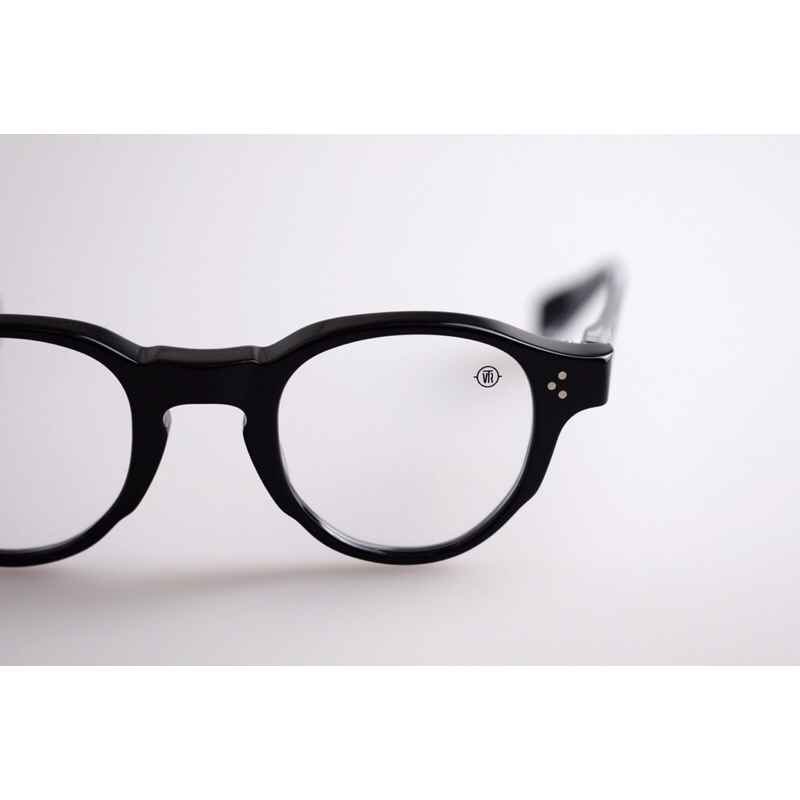 「楷模精品眼鏡」日本手工框TVR528黑色 8MM厚板材 實體店面只售全新公司貨
