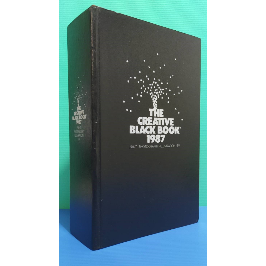 98成新 &lt;創意黑皮書THE CREATIVE BLACK BOOK 1987&gt;打印.攝影.插圖.電視