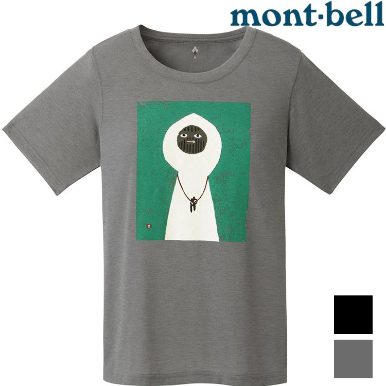 Mont-Bell Wickron 女款 排汗衣/圓領短袖 1114177 白山男