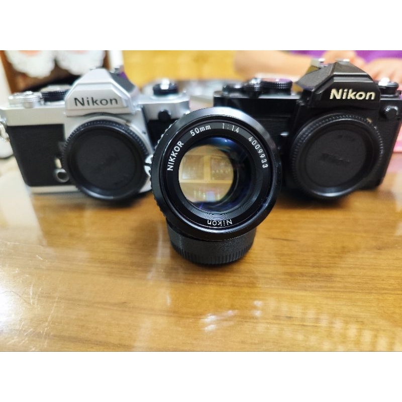 Nikon Fm 全機械底片相機 + Ai 50mm F1.4全機作動正確