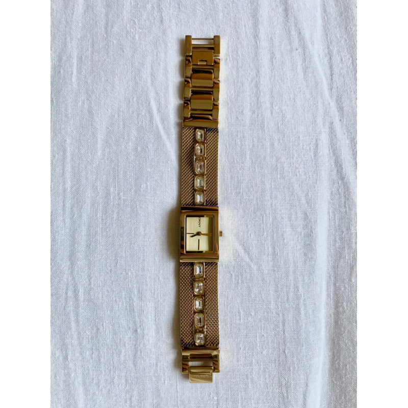 (精品正品） DKNY輕奢華麗鑽飾手鏈手錶