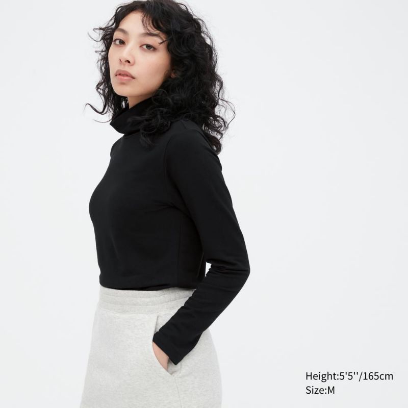 日本直送🇯🇵現貨UNIQLO 女裝HEATTECH高領超極暖發熱衣 刷毛發熱衣 厚款 2.25倍保暖