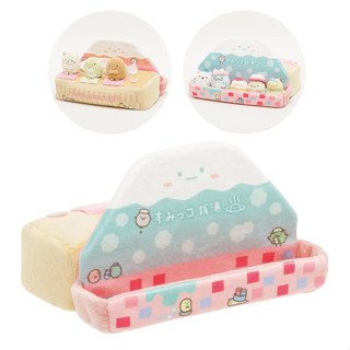 日本限定 角落生物 pop-up shop 角落小夥伴 錢湯限定 富士山 面紙盒套 紙巾套 沙包玩偶場景 san-x