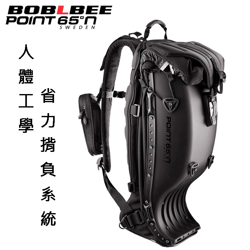 《POINT 65°N》BOBLBEE GTX25L 霧黑色硬殼騎士背包