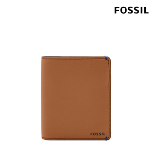 【FOSSIL 官方旗艦館】Joshua 仙人掌純素皮革皮夾/卡夾/名片夾-駝色 ML4462B231 (禮盒組附鐵盒)