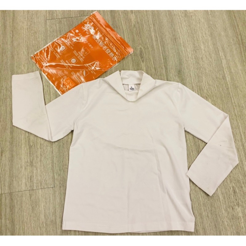 WIWI樂活台灣100%MIT製造樂活發熱衣-白色 標130 原599購入的發熱衣