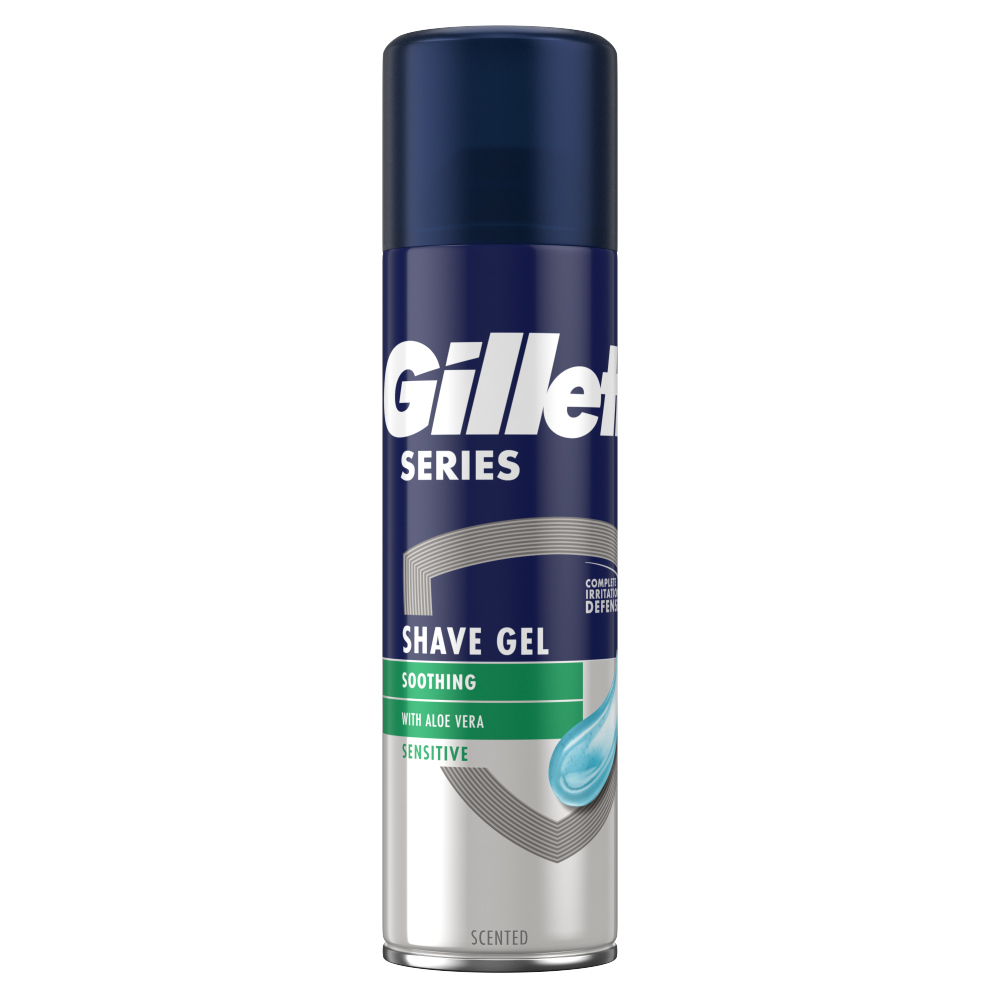 Gillette 吉列 刮鬍泡/凝露 特別滋潤 原味香草 敏感 特別敏感肌 200ml【Sunny Buy】