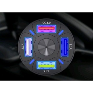 （現貨）車用 點煙器 4孔 USB 充電座 3.0 快充插座 USB插座 四孔專用