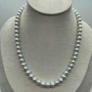🎀小小飾品🎀天然海水珍珠項鍊澳白藍雪珍珠項鍊