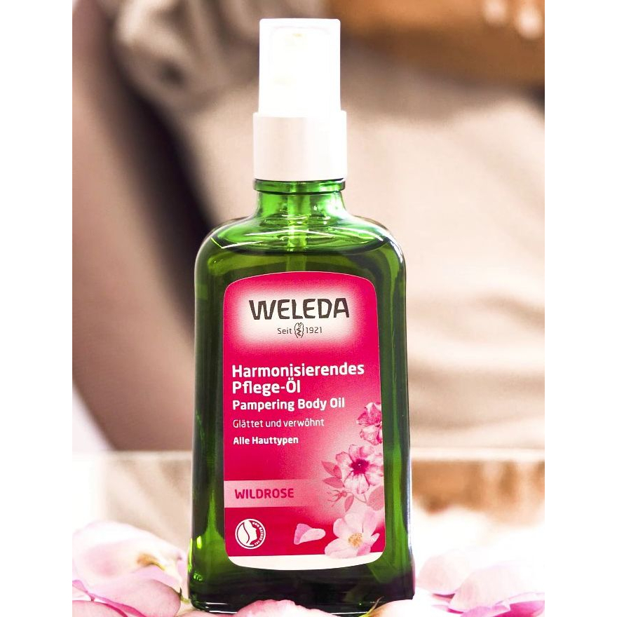 📣現貨📣 Weleda Körperöl Wildrose Pflege-Öl 玫瑰果緊膚油100ml