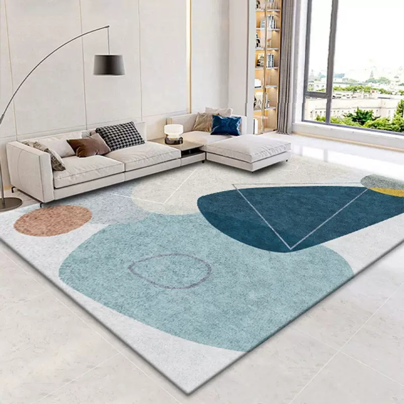 YAON雅居 地毯客廳茶幾輕奢家用 北歐現代地毯 臥室房間地墊大面積輕奢風地毯