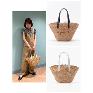 「Agnesb」日本100%空運✈️ ❤️再度上市❤️ 經典LOGO刺繡 編織包 かごバッグ