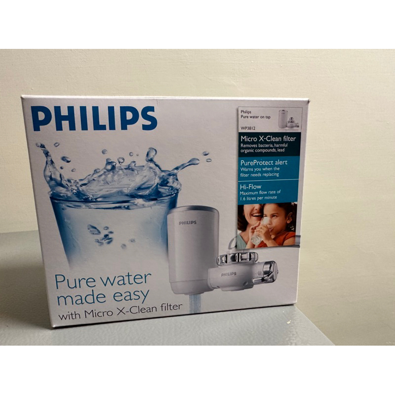 全新 【Philips 飛利浦】日本原裝5重超濾龍頭式淨水器(WP3812)