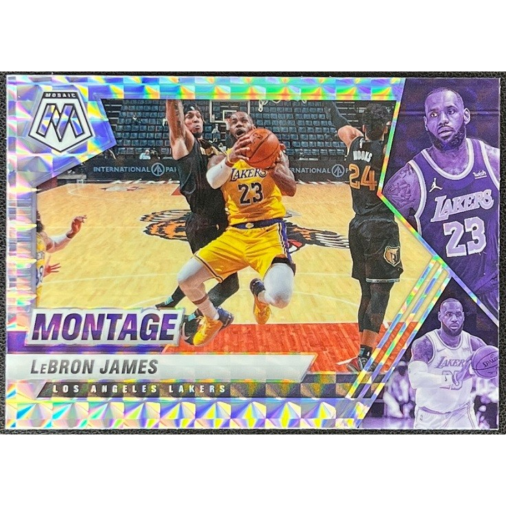 NBA 球員卡 LeBron James 2020-21 Mosaic Montage Mosaic 亮面