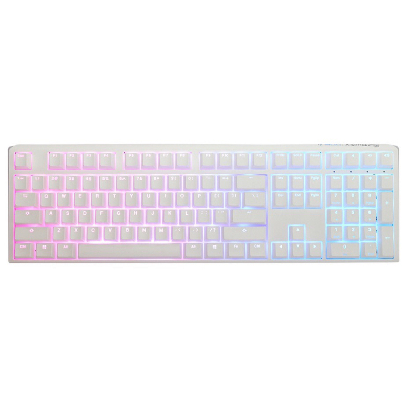Ducky One 3 DKON2108ST RGB 機械鍵盤 100%白色 青軸