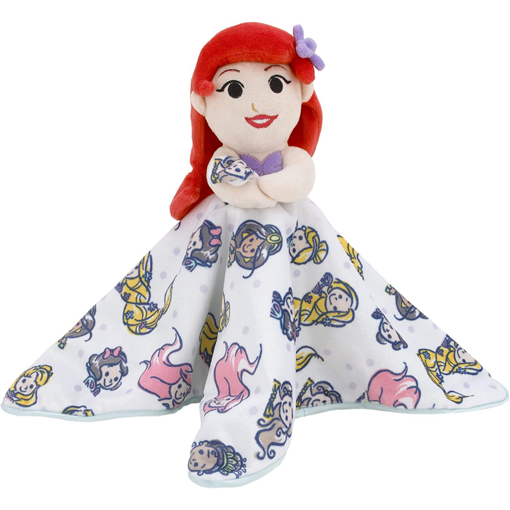 預購❤️正版❤️美國迪士尼 Ariel 小美人魚 愛麗兒 嬰兒 安撫巾 小毛巾 小娃娃 mermiad