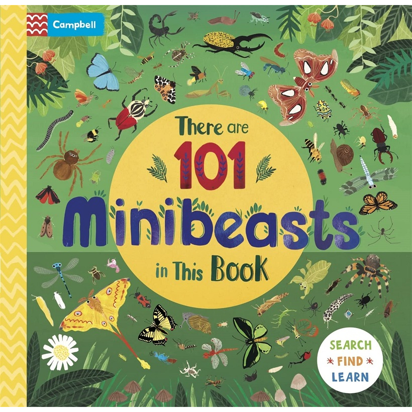 There Are 101 Minibeasts in This Book/101種小生物大驚奇 上下配對翻翻書/Campbell Books　eslite誠品
