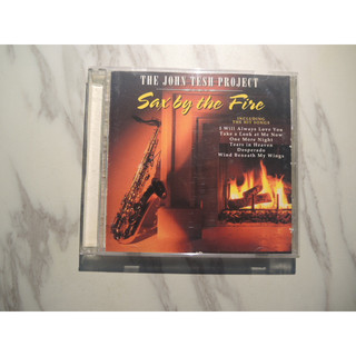 二手CD THE JOHN TESH PROJECT SAX BY THE FIRE (封面內頁有黃斑)