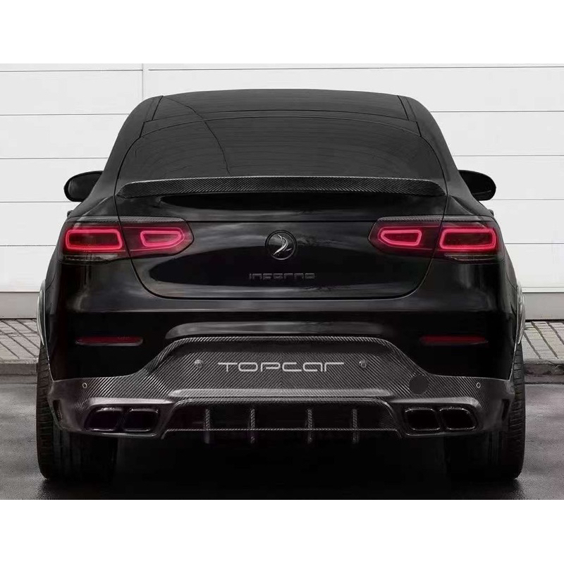 《霍克國際》Benz GLC COUPE 改裝Top Car碳纖維後下